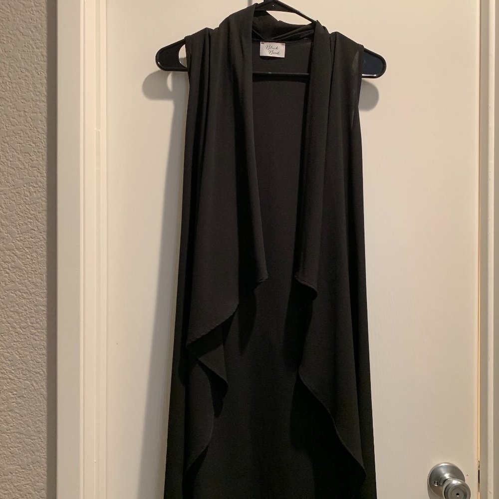 Black Sleeveless Kimono